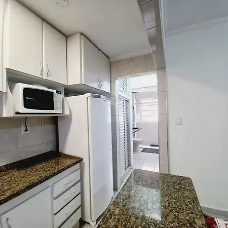 Apto Na Avenida Da Praia No Gonzaga Santos  Exterior foto