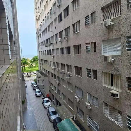 Apto Na Avenida Da Praia No Gonzaga Santos  Exterior foto